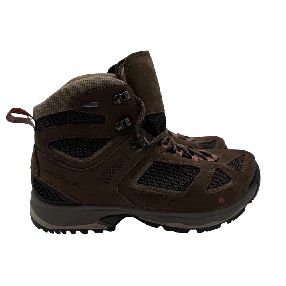 Vasque Hiking Boots Mens 13W Brown NEW Gore-Tex Vibram Talus Trek 7190 Wide